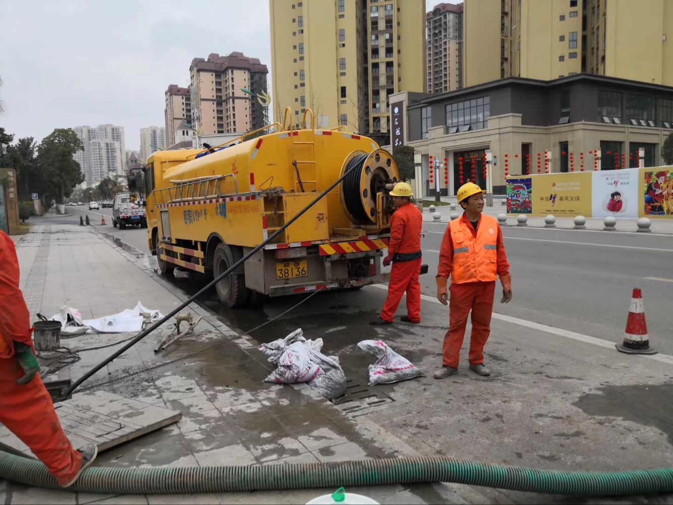 樟树排污管道清淤-管道清洗